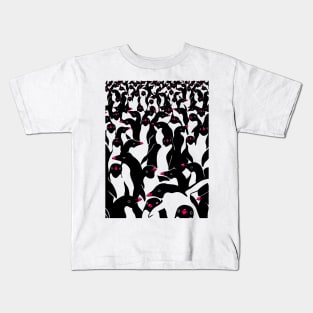 meanwhile penguins II Kids T-Shirt